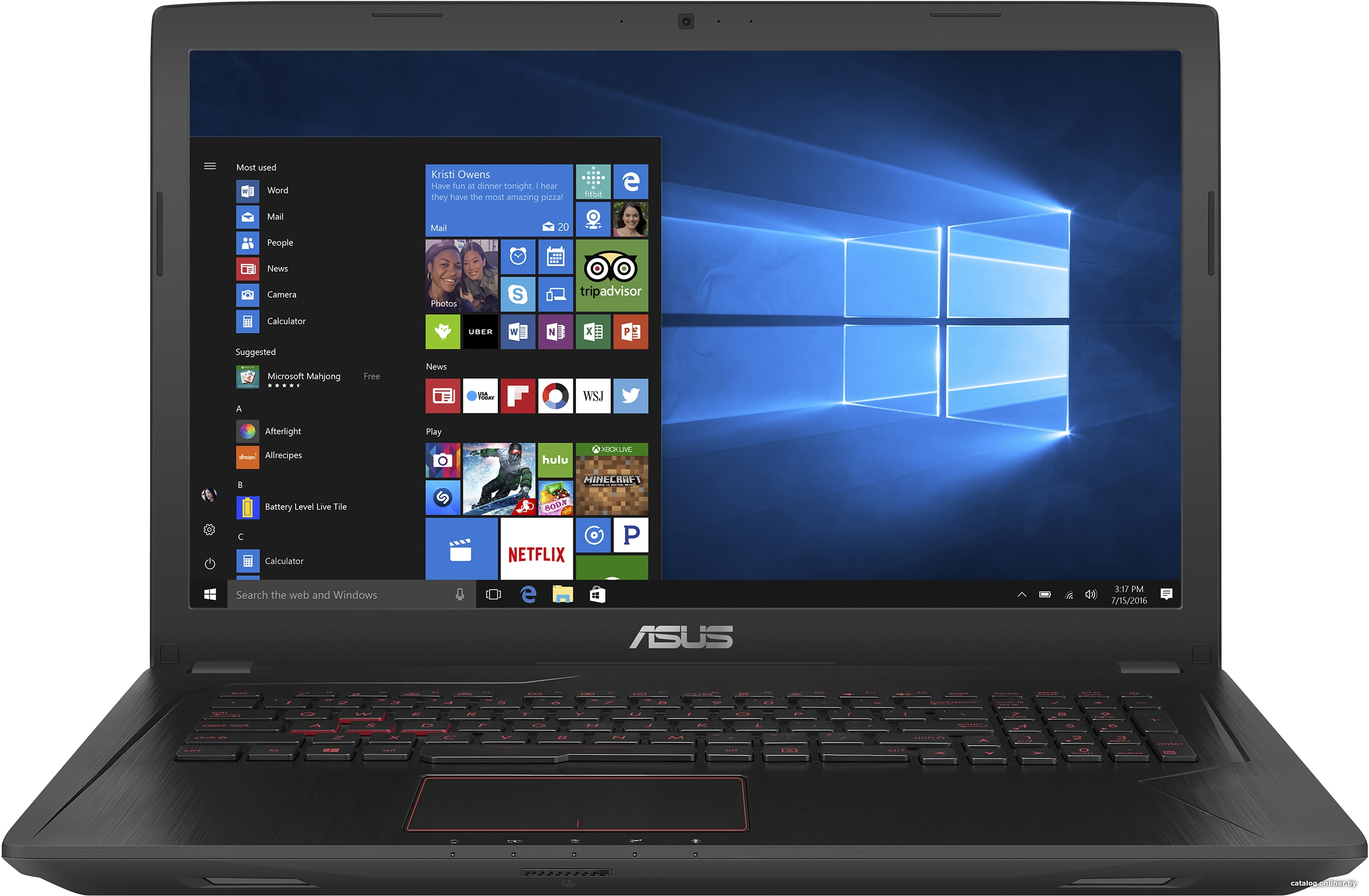 Замена экрана ASUS FX553VE-DM347T